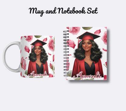 Elegant Graduation Black African Mug