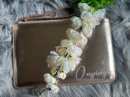 Personalised Clutch Bag