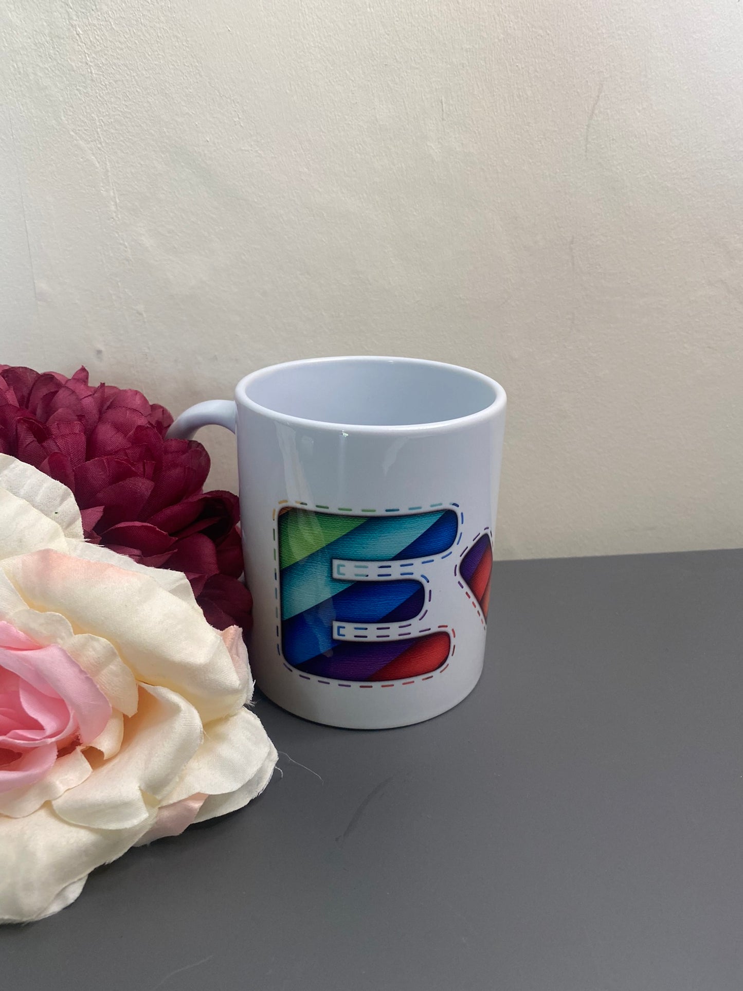 Personalised Rainbow Mug