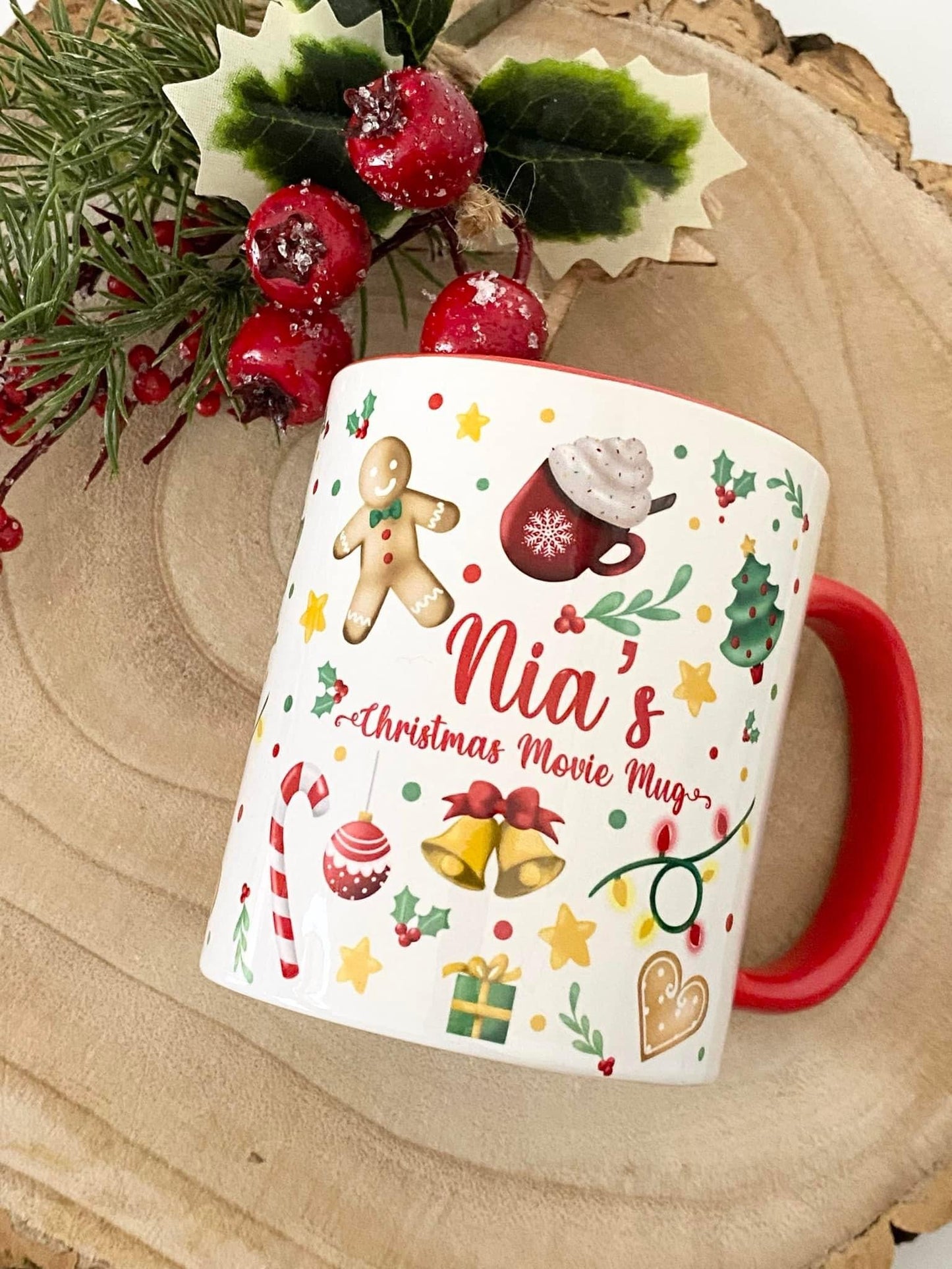 Personalised Christmas Movie Mug
